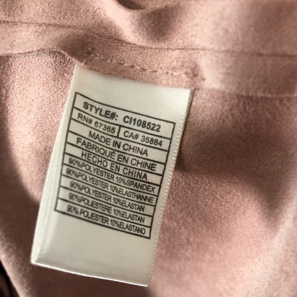 CUPCAKES & CASHMERE Faux Suede Mini  Dress - Picture 5 of 9